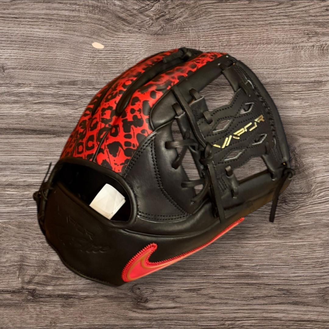 NIKE 内野手用グローブ Vapor Elite 11.5インチ レッド 軟式用ウィルドライブ レッド IBE限定スペック【内野手向け／サイズ9