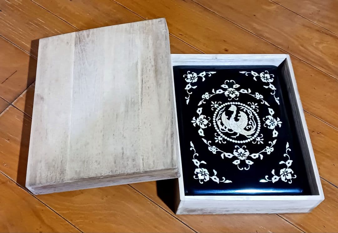 奈良漆器 正倉院文螺鈿硯箱 硯,水滴,唐墨2丁付 書道具 - メルカリ