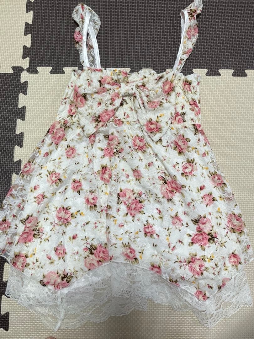 G*y様 LIZ LISA トップス　キャミソール　ホワイト　花柄　レース　リズ