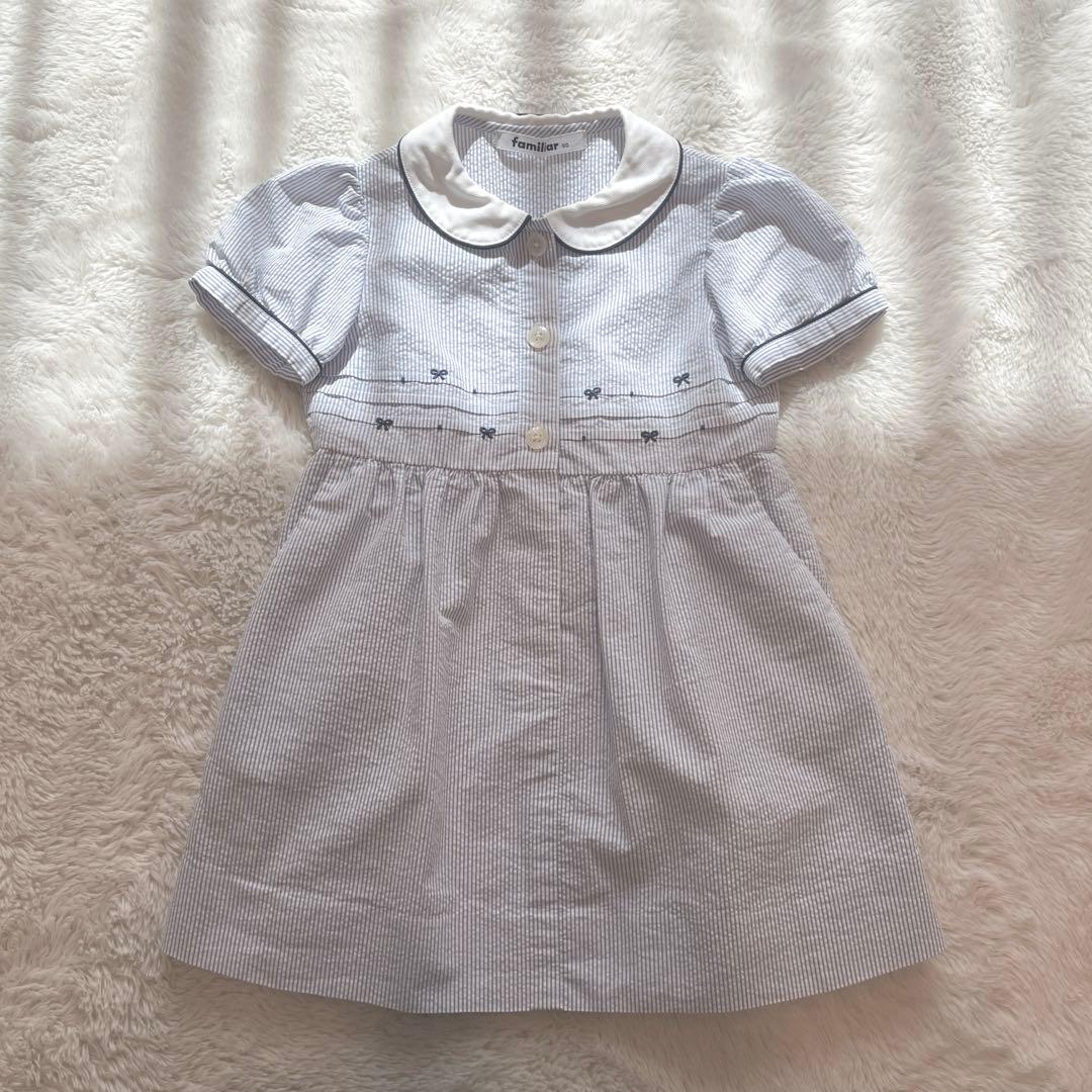 ファミリア　半袖ワンピース　春夏　お受験