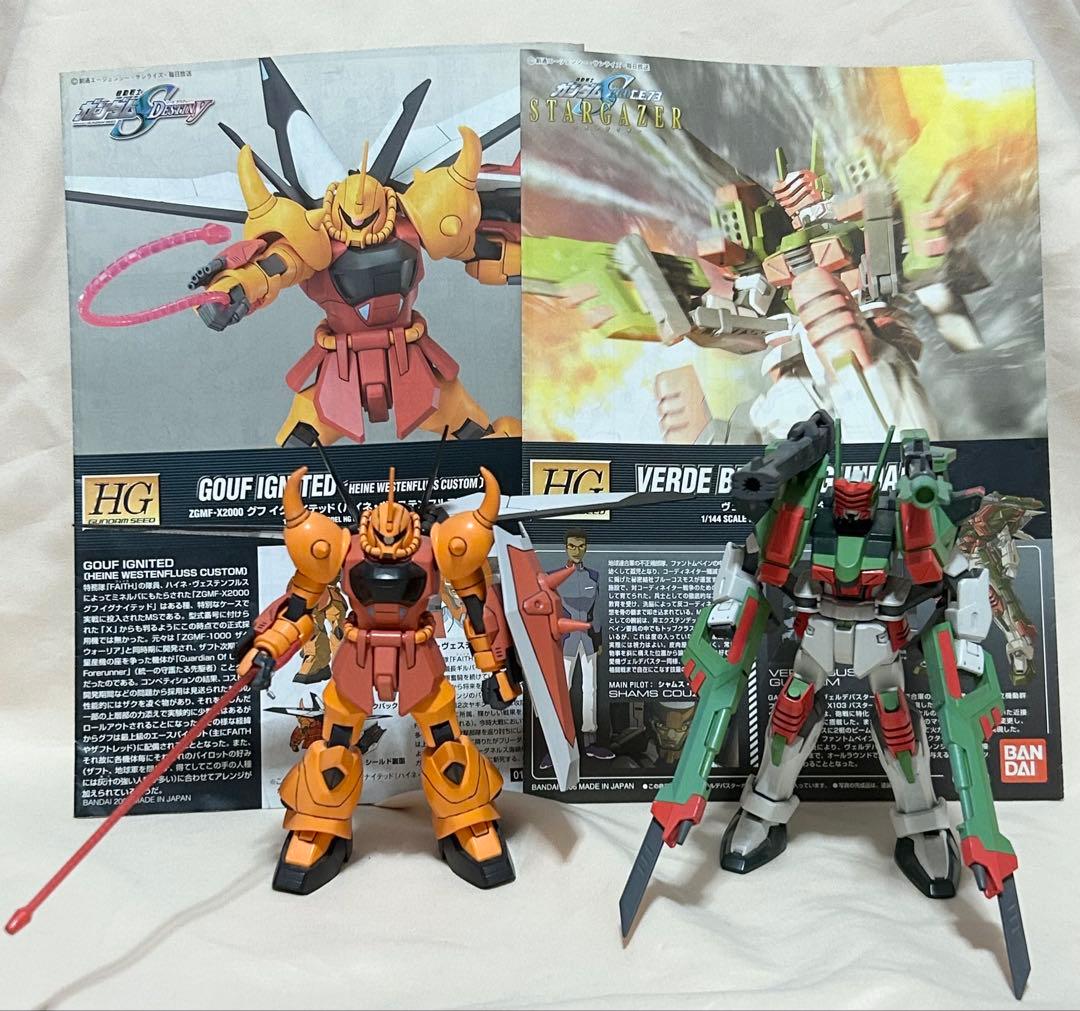 2体まとめ売り HGグフイグナイテッドハイネ HG ヴェルデバスターガンダム