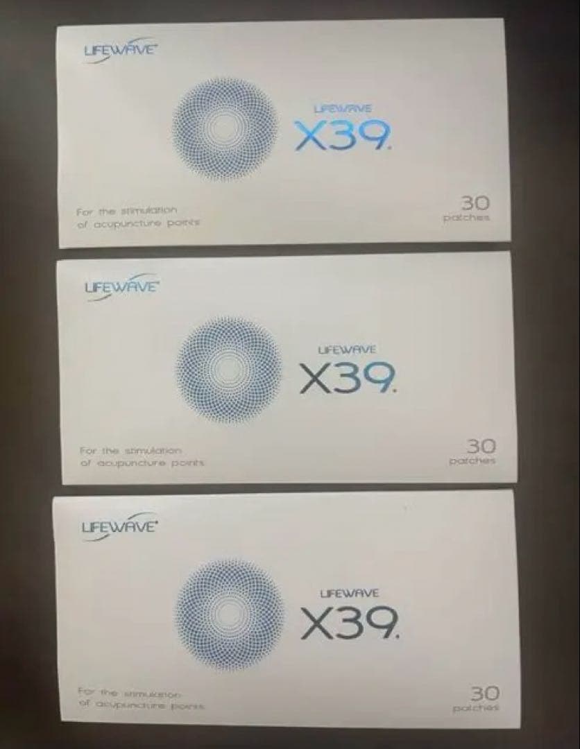 【新品】LIFEWAVE X39 パッチ 30個 3点 ライフウェーブ 正規品