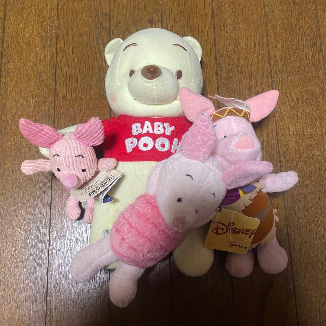 プーさん ラビット ピグレット ティガー イーヨー ぬいぐるみ まとめ
