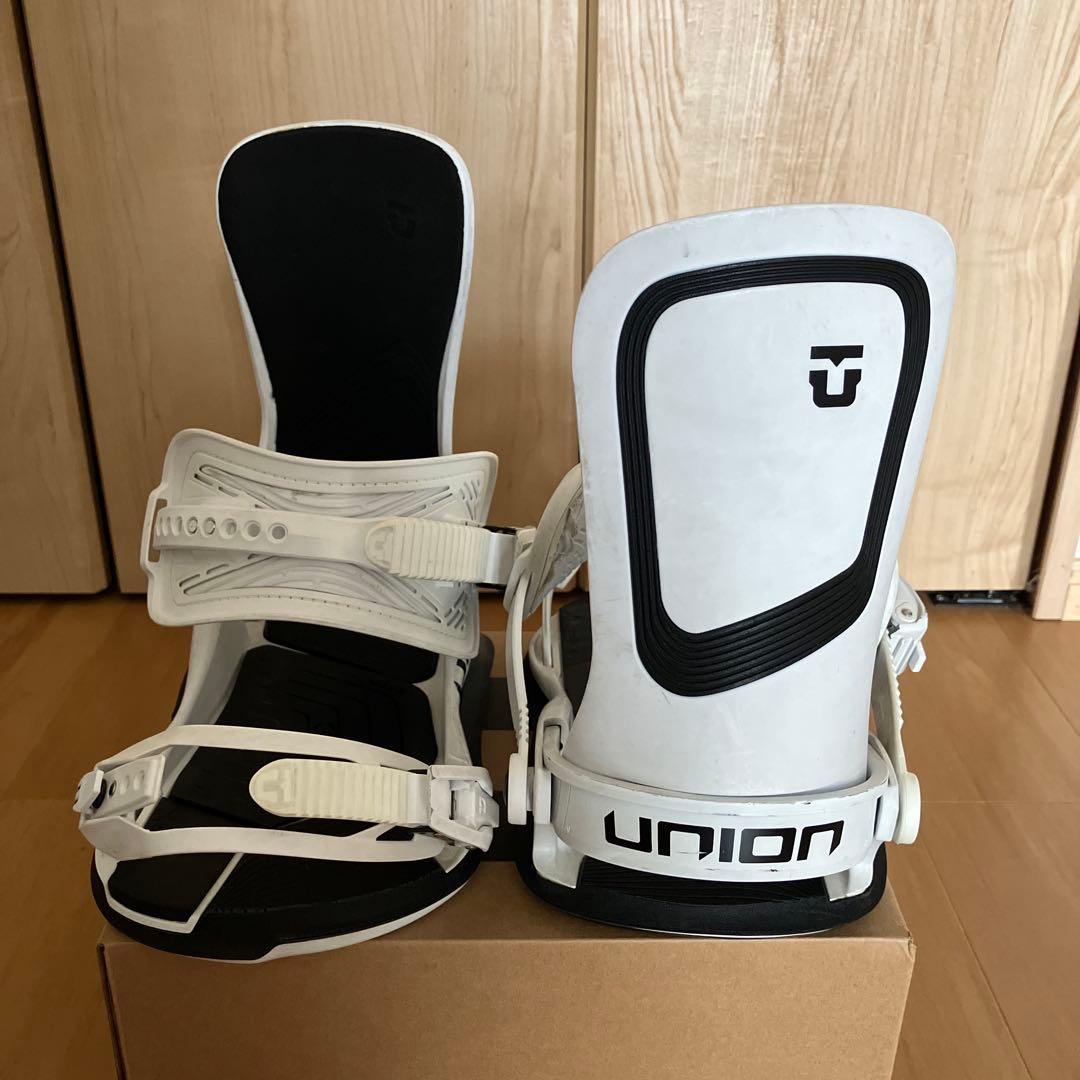UNION ULTRA 22-23 ホワイト メンズ Mサイズ 箱あり UNION BINDING ユニオン（UNION）（メンズ）スノーボードビンディング
