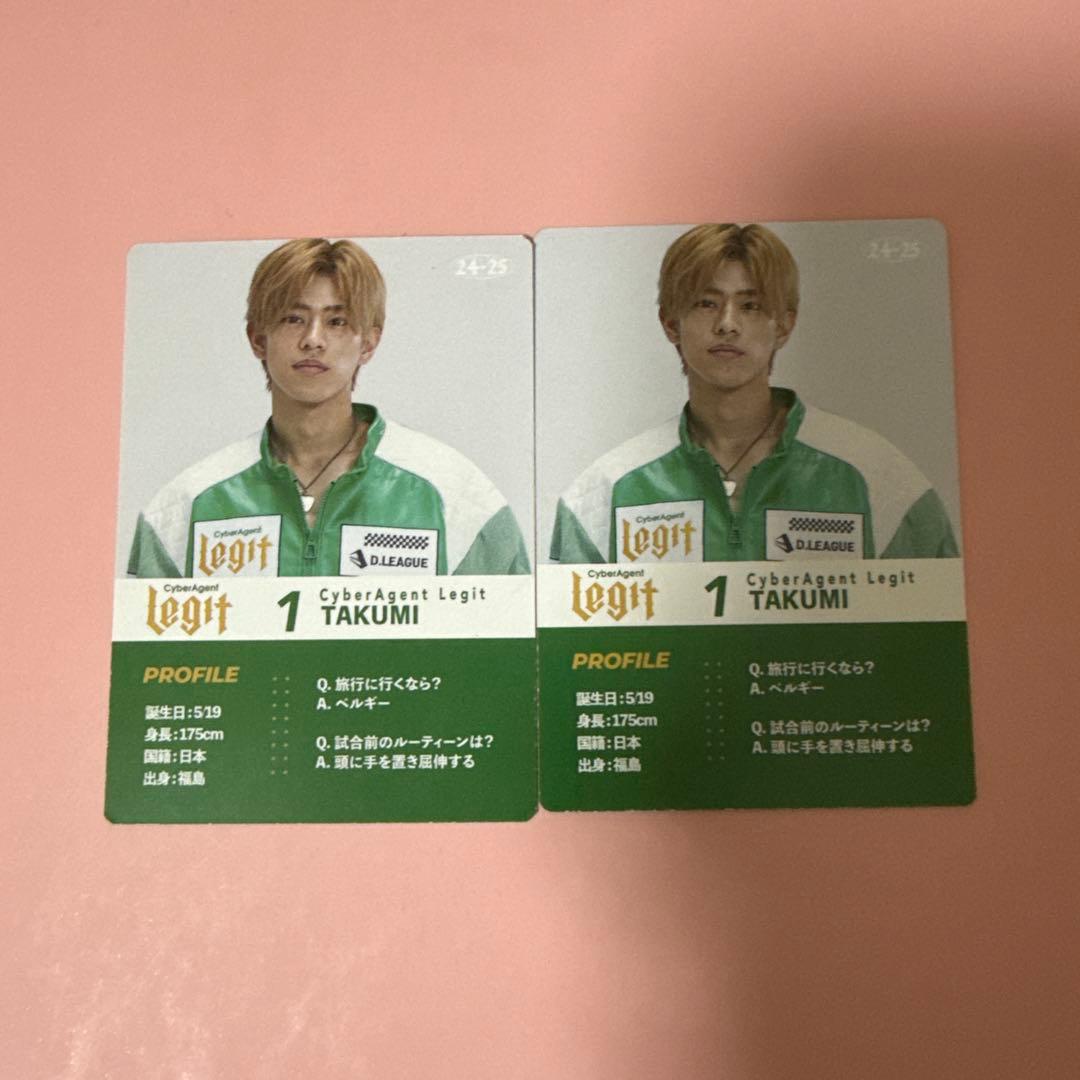 CyberAgent Legit レジット TAKUMI ノーマル トレカ - メルカリ