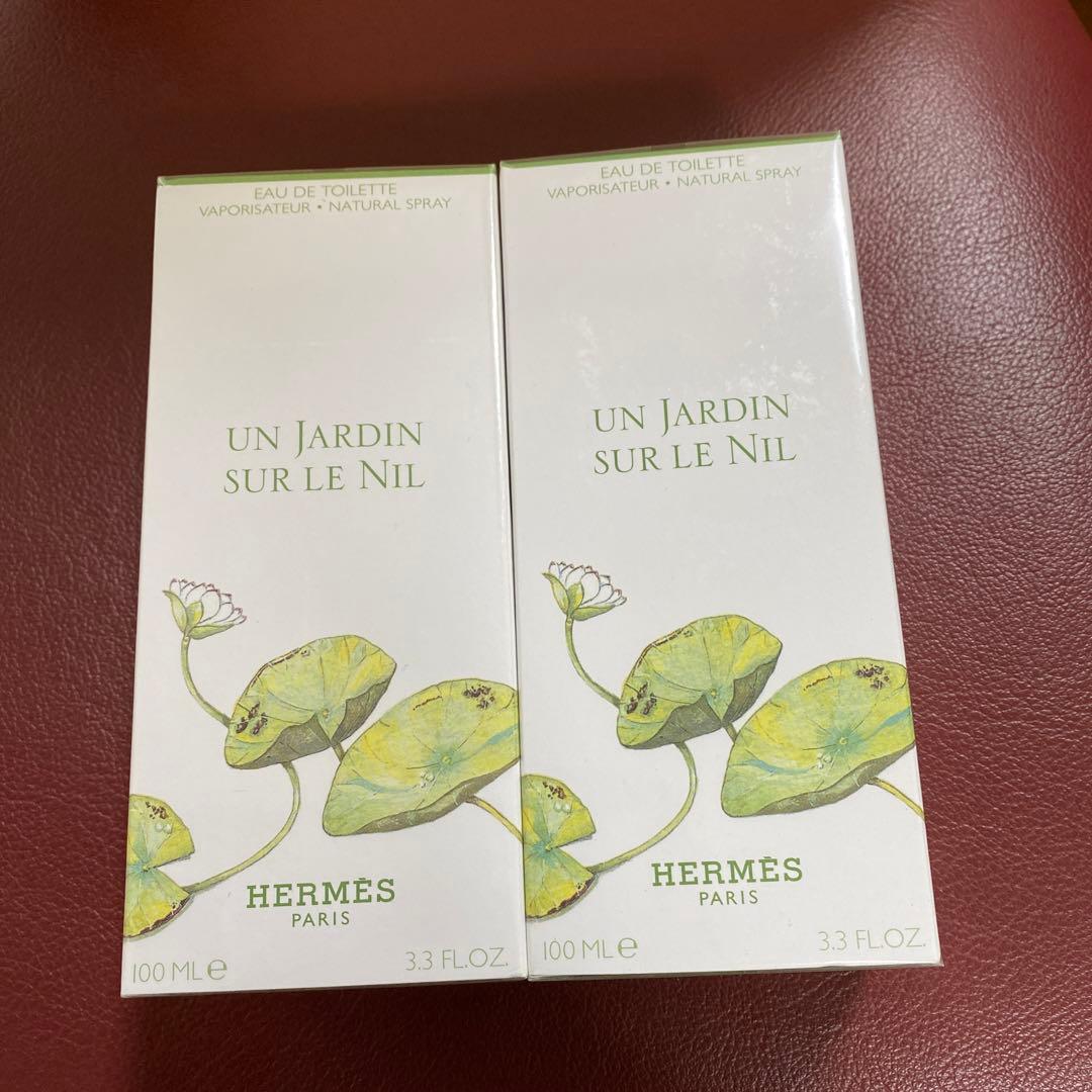 HERMES ナイルの庭　100ML EDT 2本セット HERMES エルメス 香水 オードトワレセット ”ナイルの庭” 新品