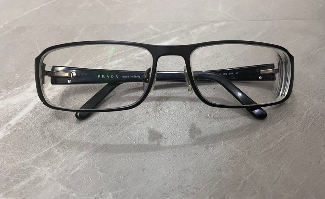 PRADA SPR52F メガネフレーム PRADA（プラダ） メガネフレーム 眼鏡 めがね pra15vf-16k1o1 ブラック