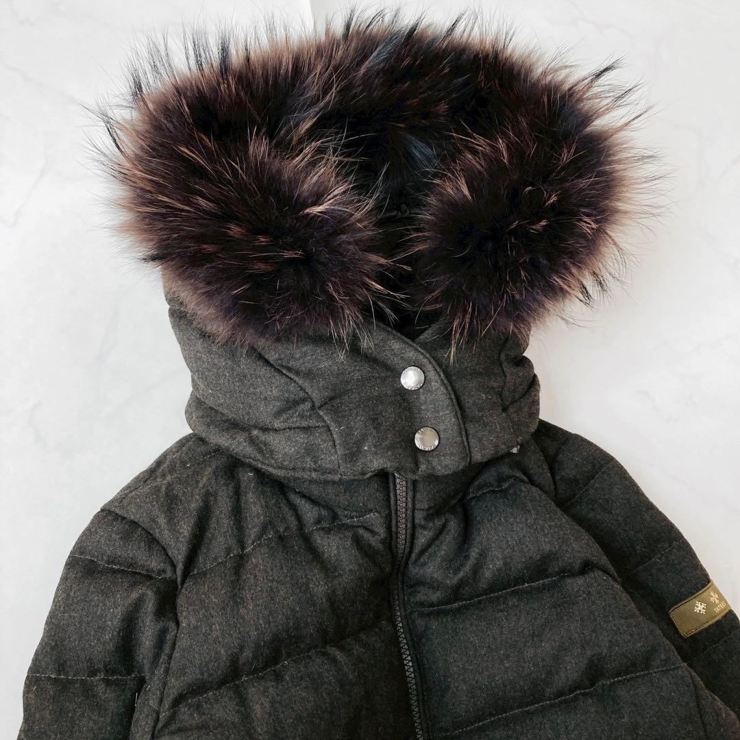 極美品✨️タトラス ラビアナ ダウンコート ダークブラウン サイズ01