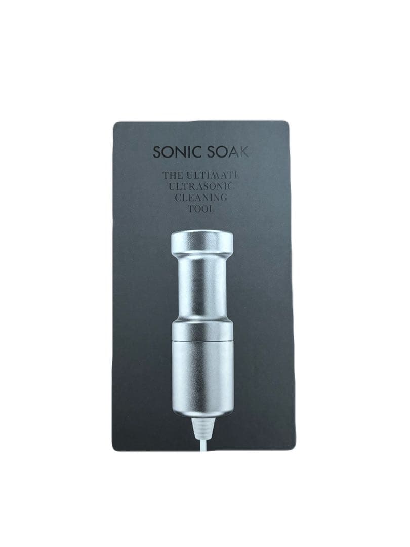 新品未使用 動作確認のみ Sonic Soak 超音波洗浄機 箱あり Amazon.co.jp: 【日本正規品】SONIC SOAK ソニックソーク 超音波洗浄器