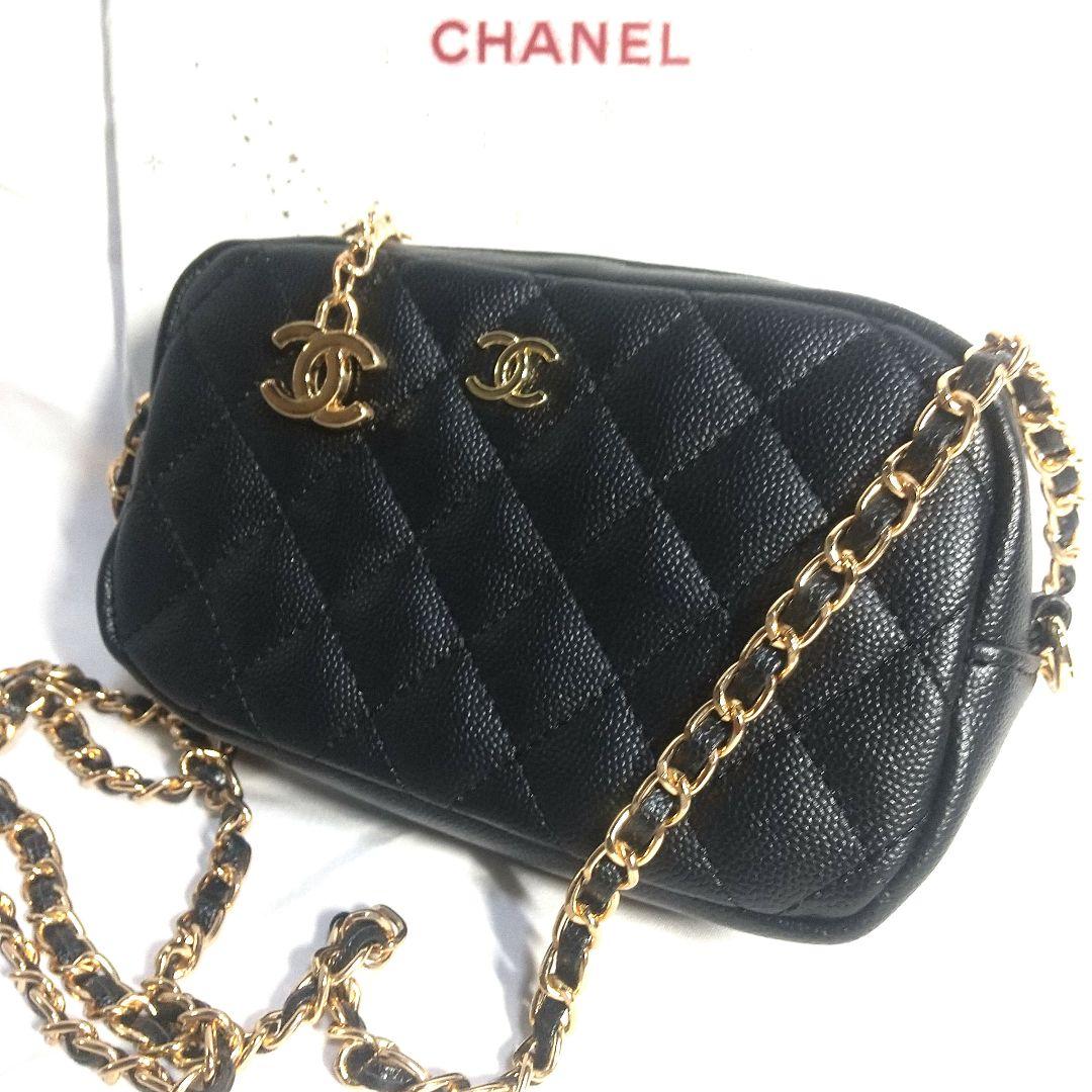 mocoCHANEL新品未使用 ブラックショルダーバッグチャームノベルティ 楽天市場】CHANEL ノベルティ（ショルダーバッグ・メッセンジャー