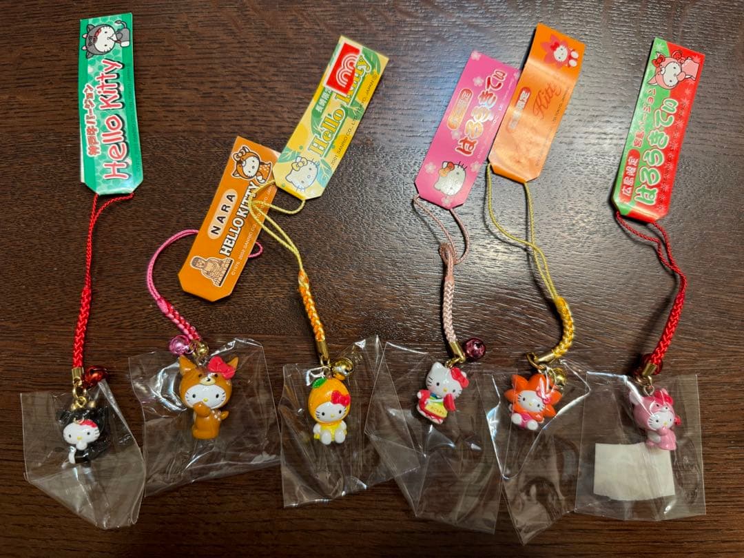 ご当地キティ根付け　ストラップ　まとめ売り　18個