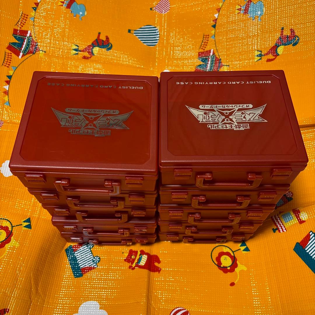 遊戯王　ゼアル　デュエリストカードキャリングケース　レッド　赤　10個セット