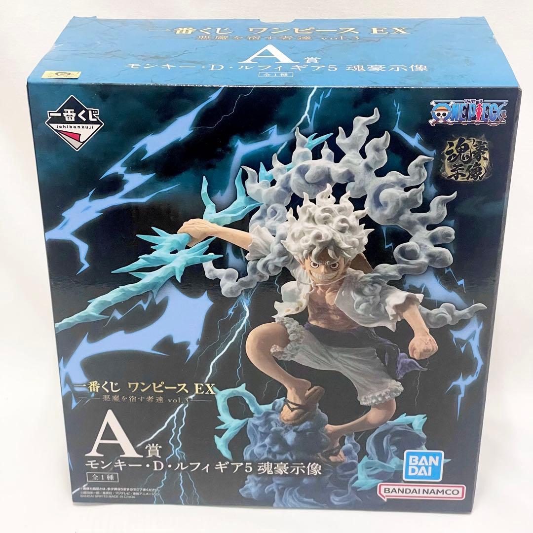 ワンピース 一番くじ A賞 フィギュア ルフィ ニカ ギア5 魂豪示像 未