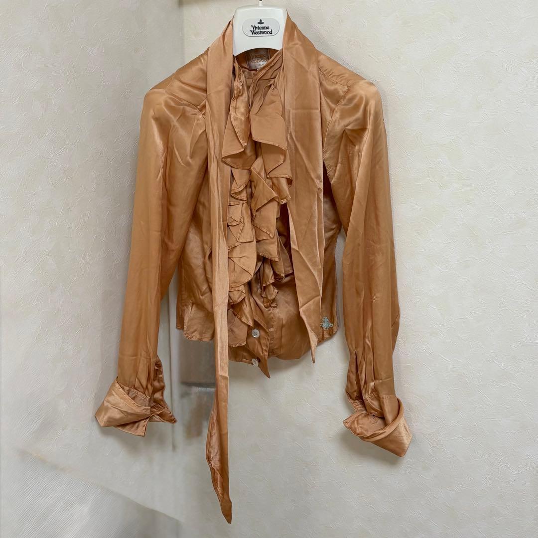 ヴィヴィアンウエストウッド⭐︎フリルブラウス　インポート　サイズ10