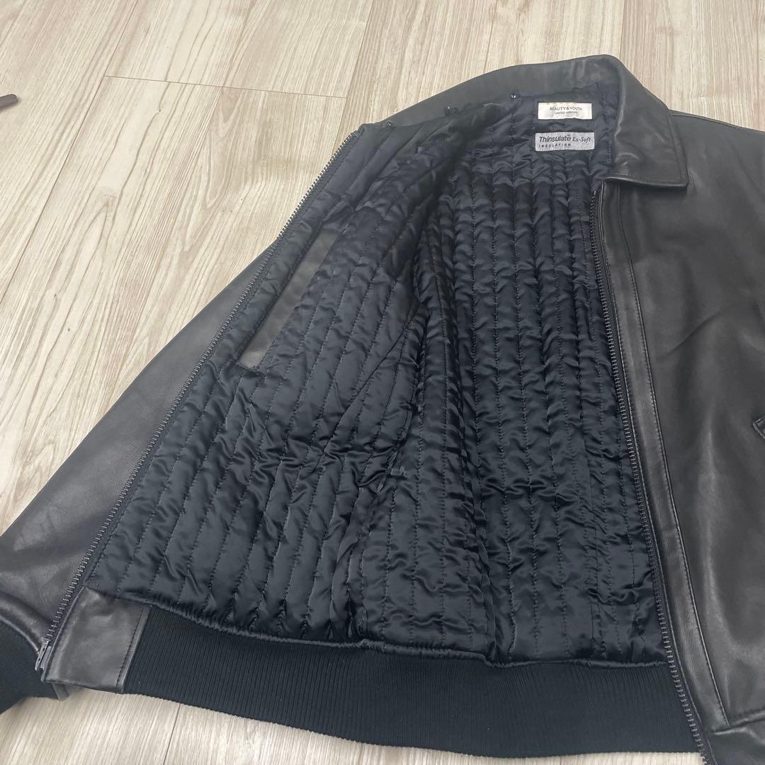 BEAUTY&YOUTH UNITED ARROWS レザージャケット Lサイズ - メルカリ