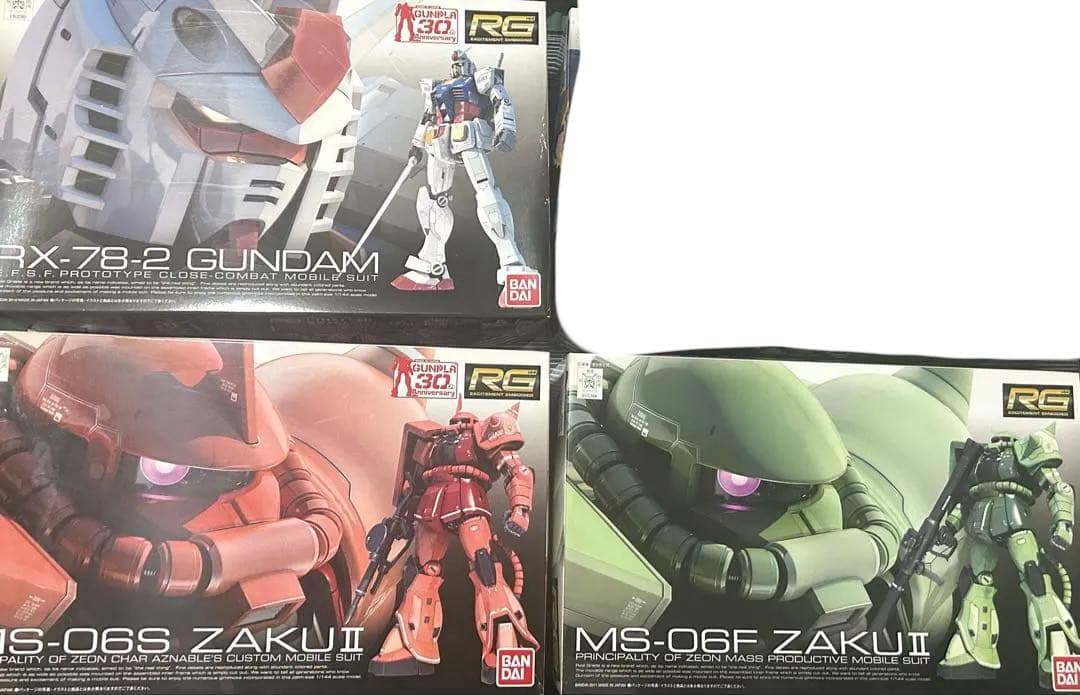 RG ガンプラ 3点セット RX-78-2 GUNDAM 他