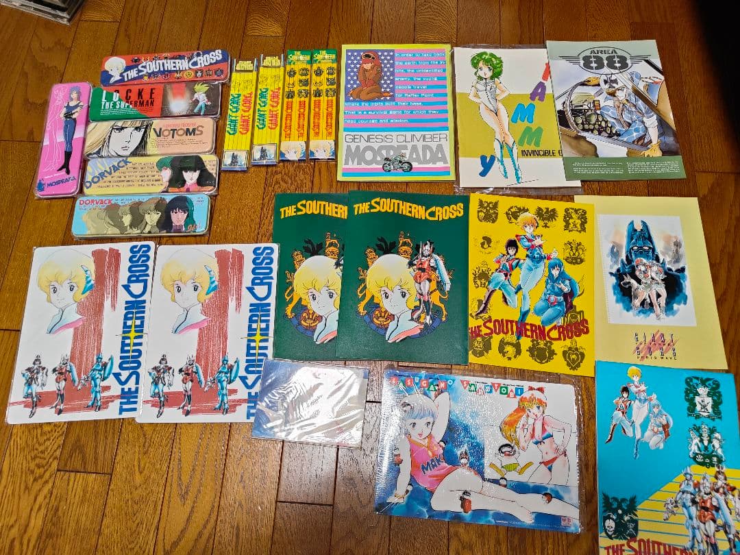 昭和レトロ アニメ 雑貨 ノート 下敷 缶ペンケース まとめ売り