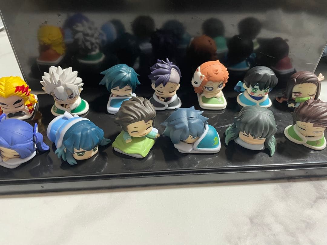 鬼滅の刃 寝ているアニメキャラクター フィギュアセット22体