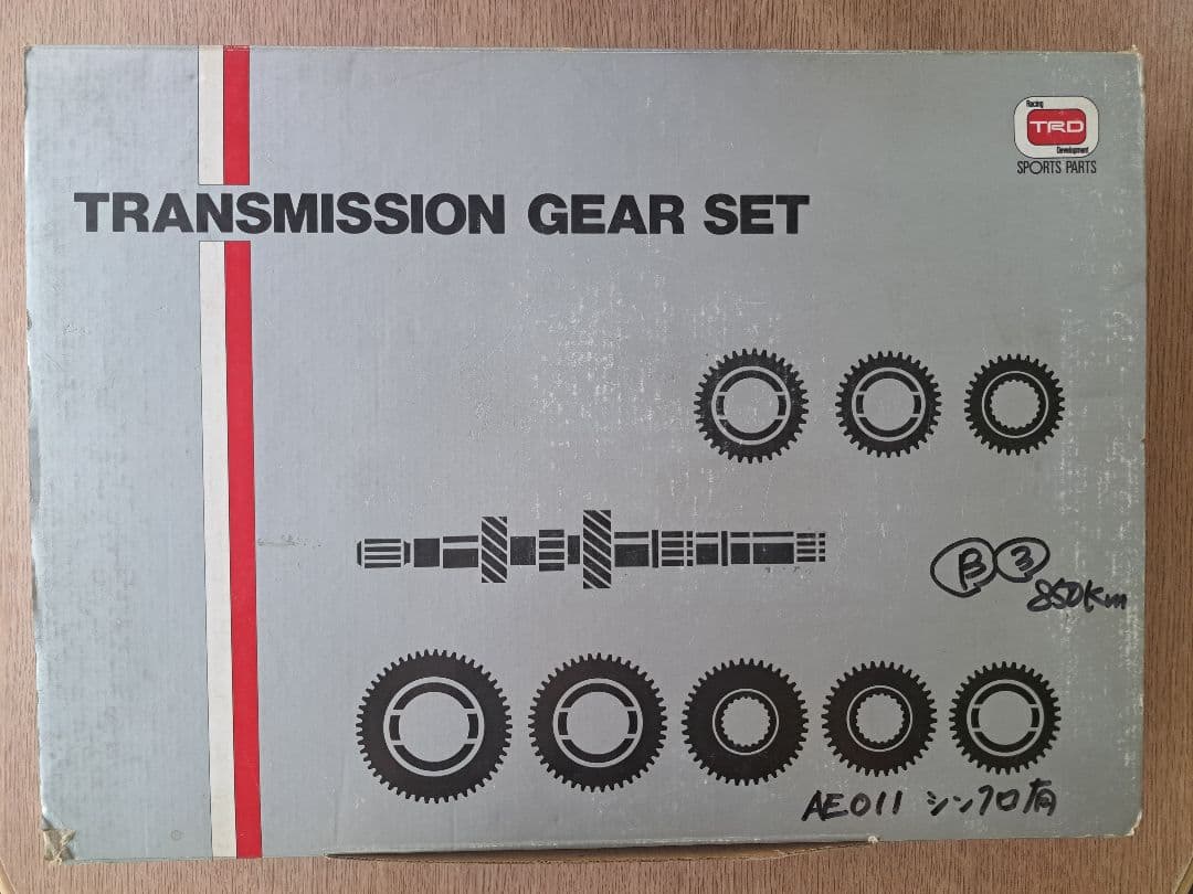 TRDクロスミッション C56•C52用タイプB中古③ 耐久確認で850Km使用 TRDクロスミッション C56•C52用タイプB中古③ 耐久確認で850Km使用