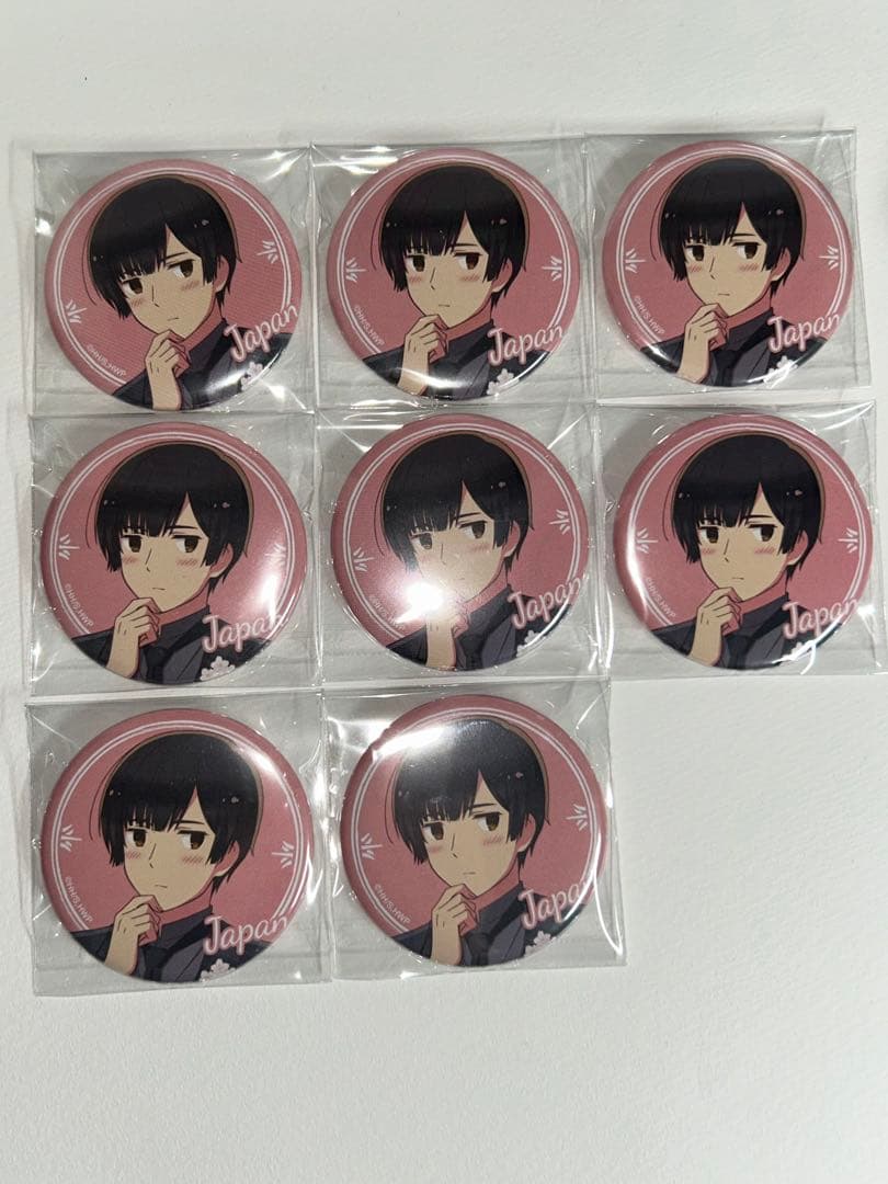 ヘタリア 日本 缶バッジ