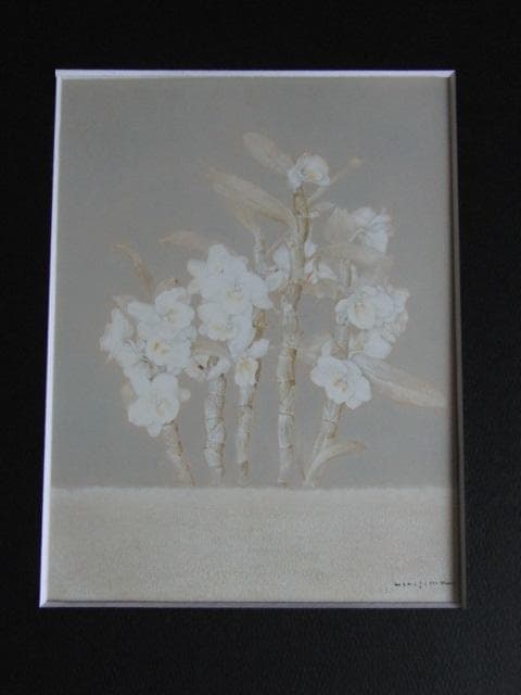 牛島義弘、【化石ニナル日　040292】、希少な額装用画集画、新品高級額 額装付