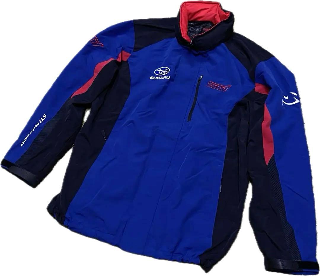 美品 SUBARU STI スバル ソフトシェル チームジャケット3L 心 刺繍