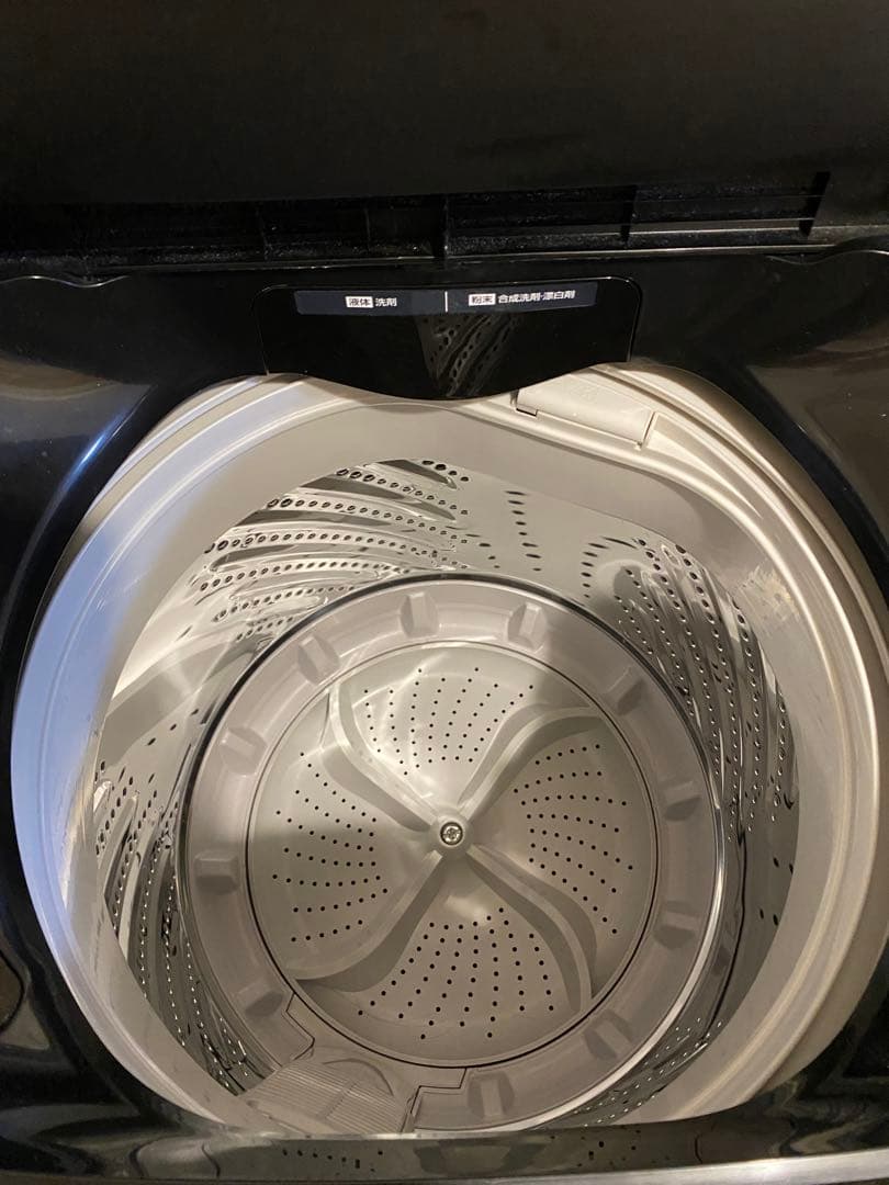 アイリスオーヤマ 洗濯機 6.0kg IAW-T606-B 物干しセット