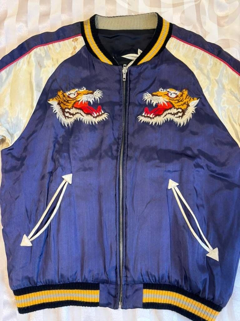 【最高にカッコいい】REPAIR スカジャン 清正の虎退治／リバーシブル仕様