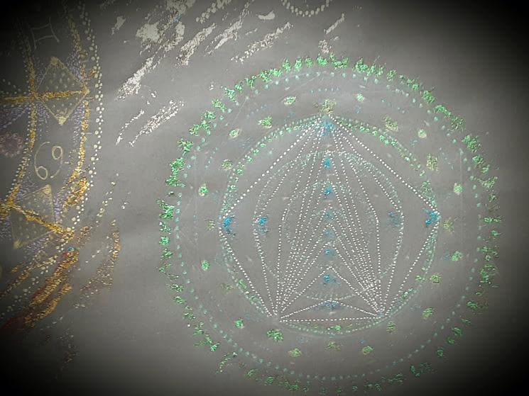 五十嵐由家 曼陀羅画145 「メルカバの大車輪」 - メルカリ