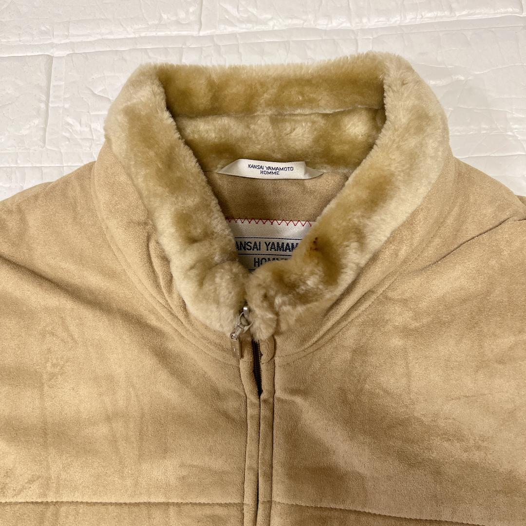 KANSAI YAMAMOTO HOMME ベージュ フェイクムートンジャケット - メルカリ