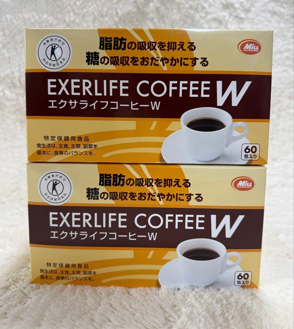 エクサライフコーヒー W 60包入り　2箱セット