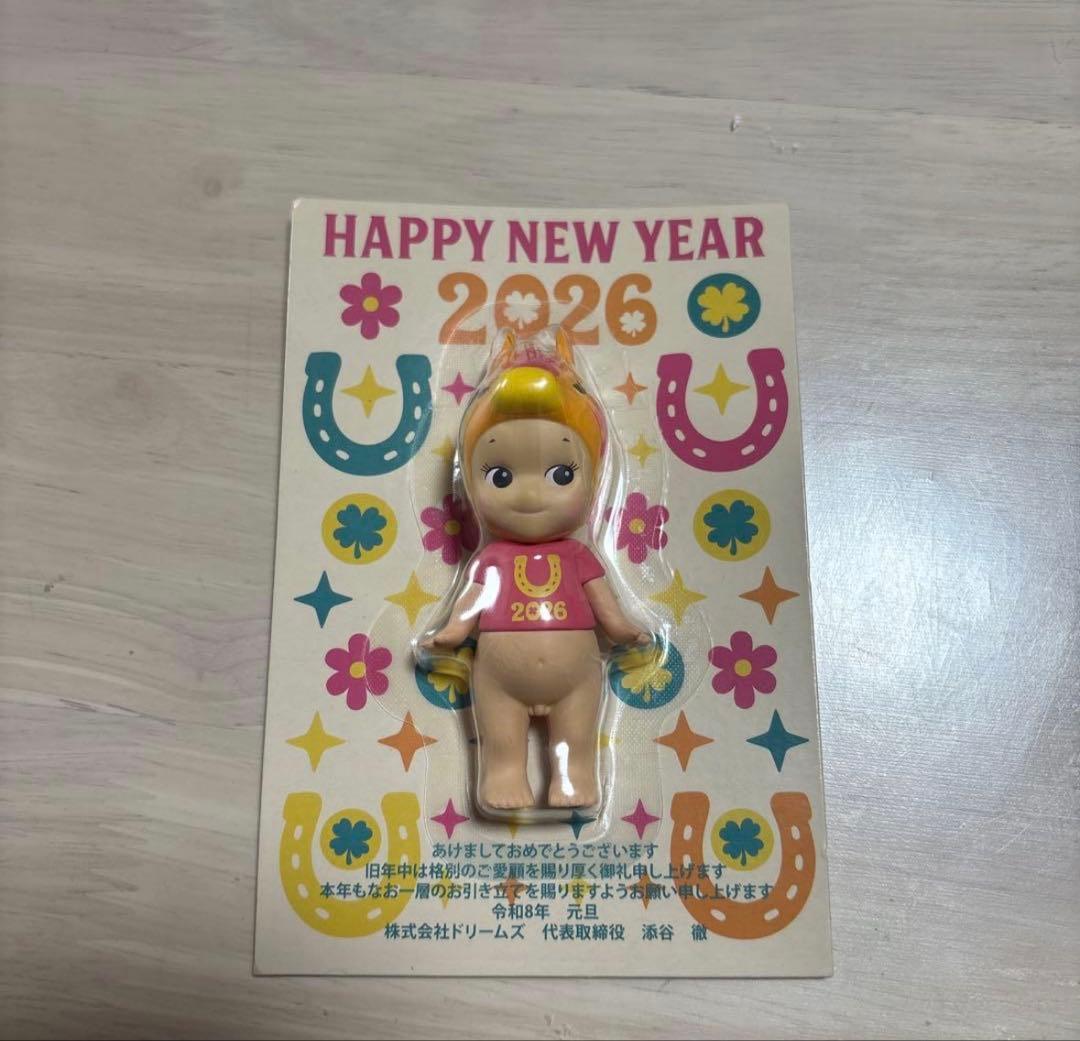 新品未開封 Sonny Angel ソニーエンジェ ル年賀状2026馬午年