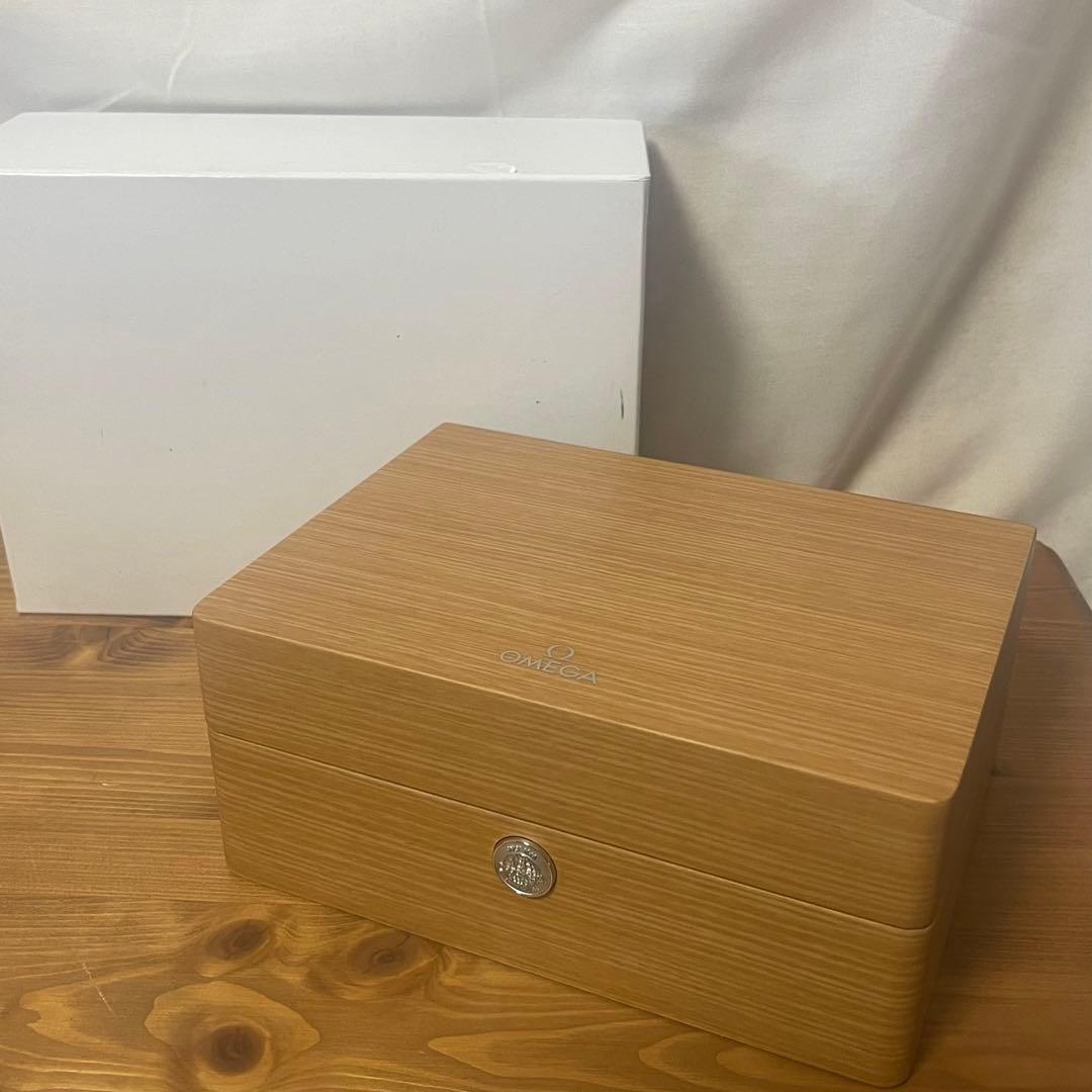 オメガ OMEGA 時計箱 ケース 空箱 木箱 - メルカリ