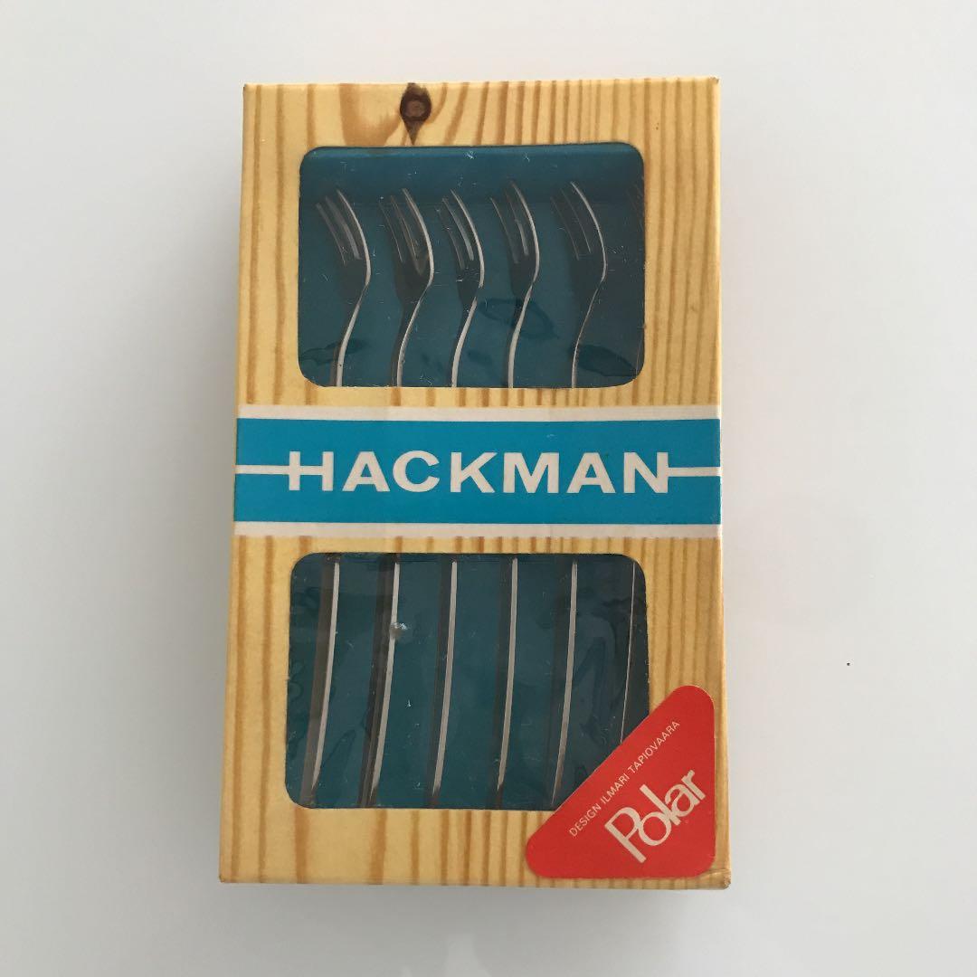 【未使用】HACKMAN Polar デザートフォーク　ヴィンテージ