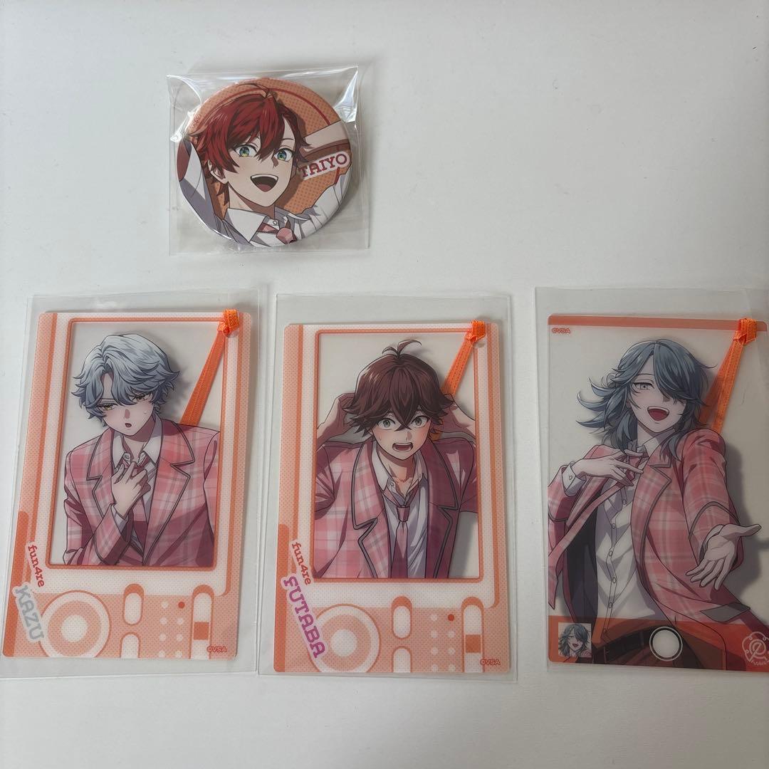 ビバレン ファンファーレ 缶バッジ＆クリアカード4点セット fun4re