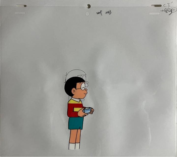 ドラえもんのび太・ジャイアン・しずか・スネ夫 セル画20枚＋原画セット