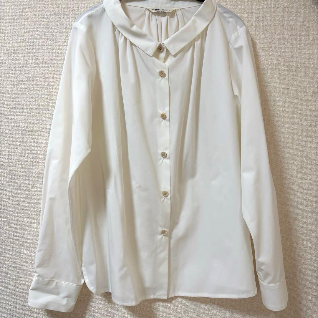 アトリエナルセ　スタンドオフカラーブラウス