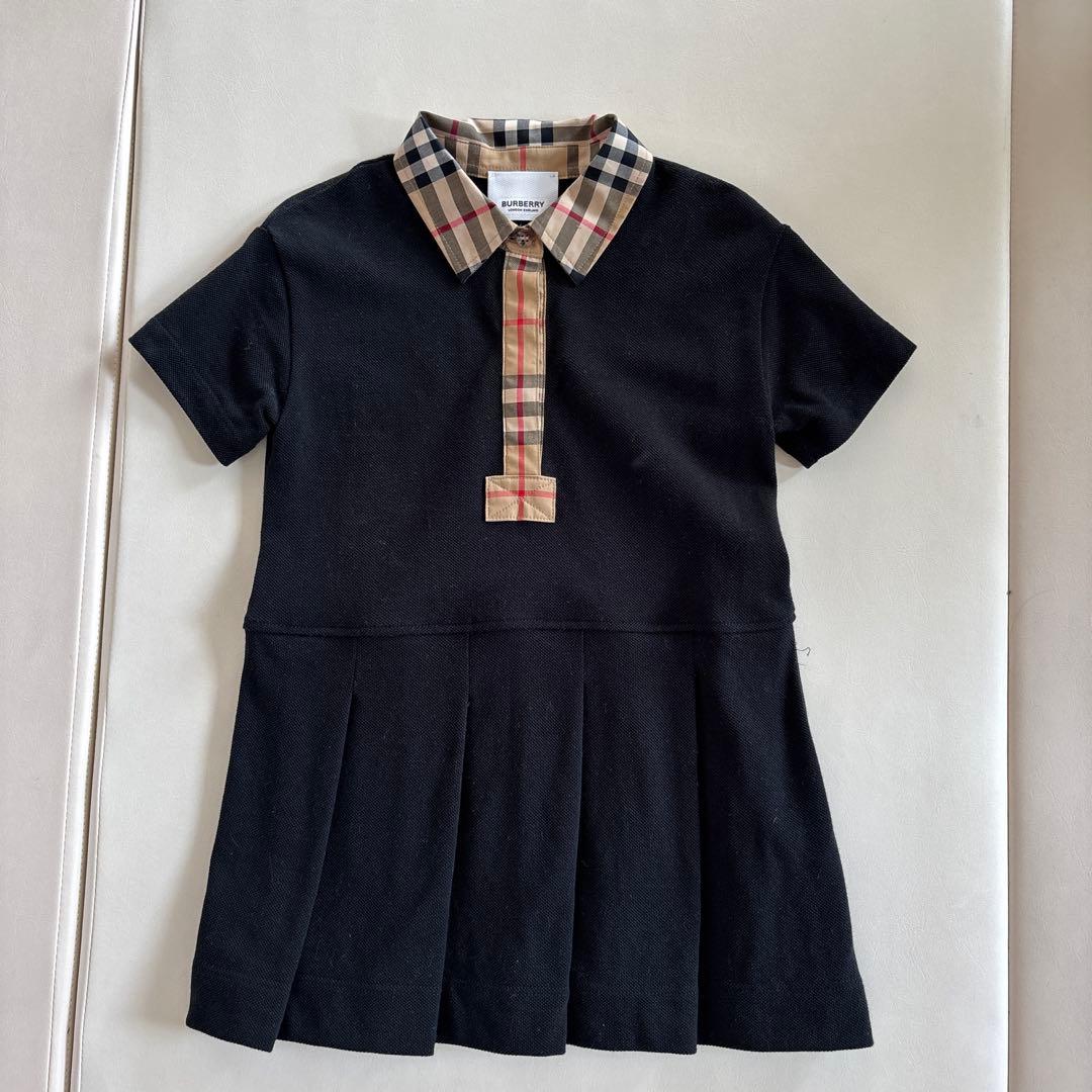 BURBERRY 半袖ワンピース 92cm ブラック