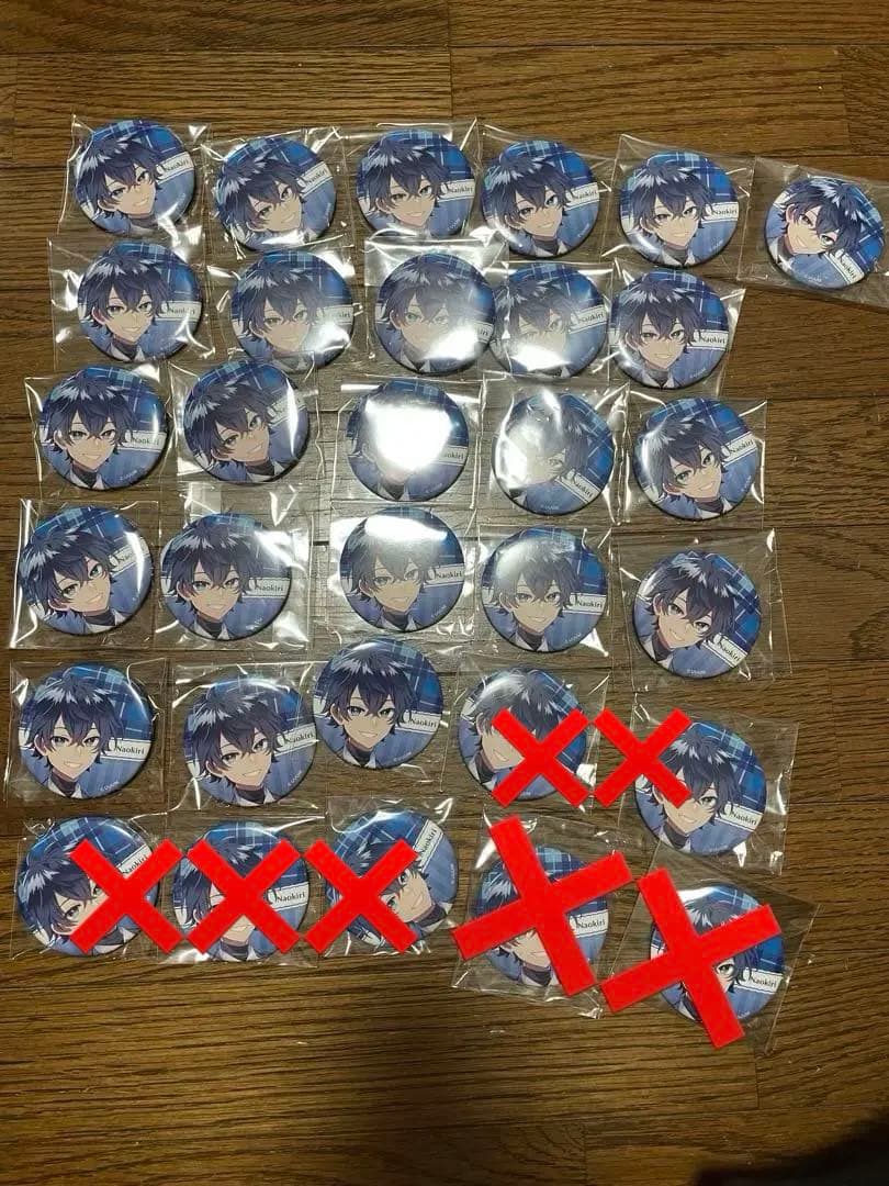 カラフルピーチ ぱらぴち 缶バッジ なおきり 24個