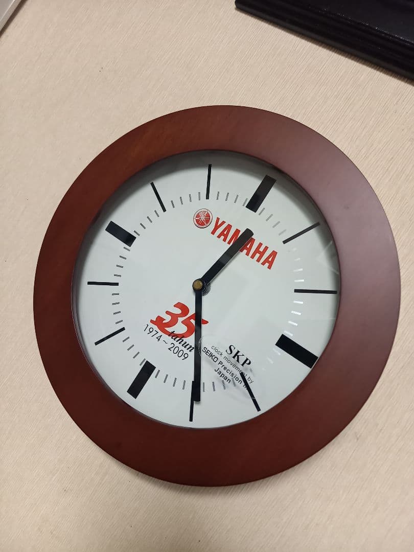 非売品　ヤマハ　ノベルティ　セイコー　プレシジョン　壁掛け時計