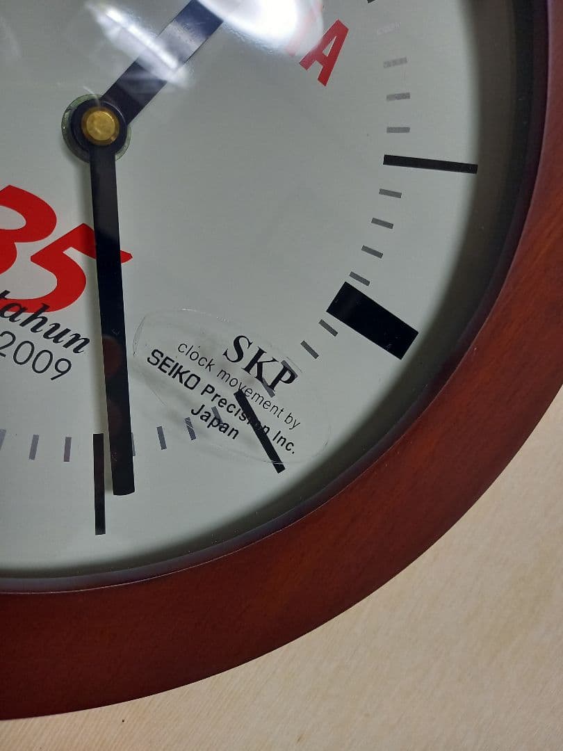 非売品 ヤマハ ノベルティ セイコー プレシジョン 壁掛け時計 - メルカリ