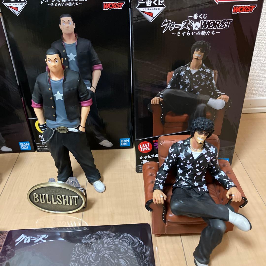 一番くじ クローズ＆WORST ～さすらいの鴉たち～ フィギュアコンプ