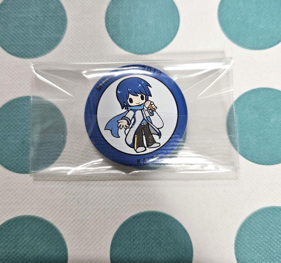 【新品】希少！　MIKU EXPO 2014 KAITO 缶バッジ 初音ミク HATSUNE MIKU EXPO 2014 IN INDONESIA [Live] / KARENT黒うさP OSTER