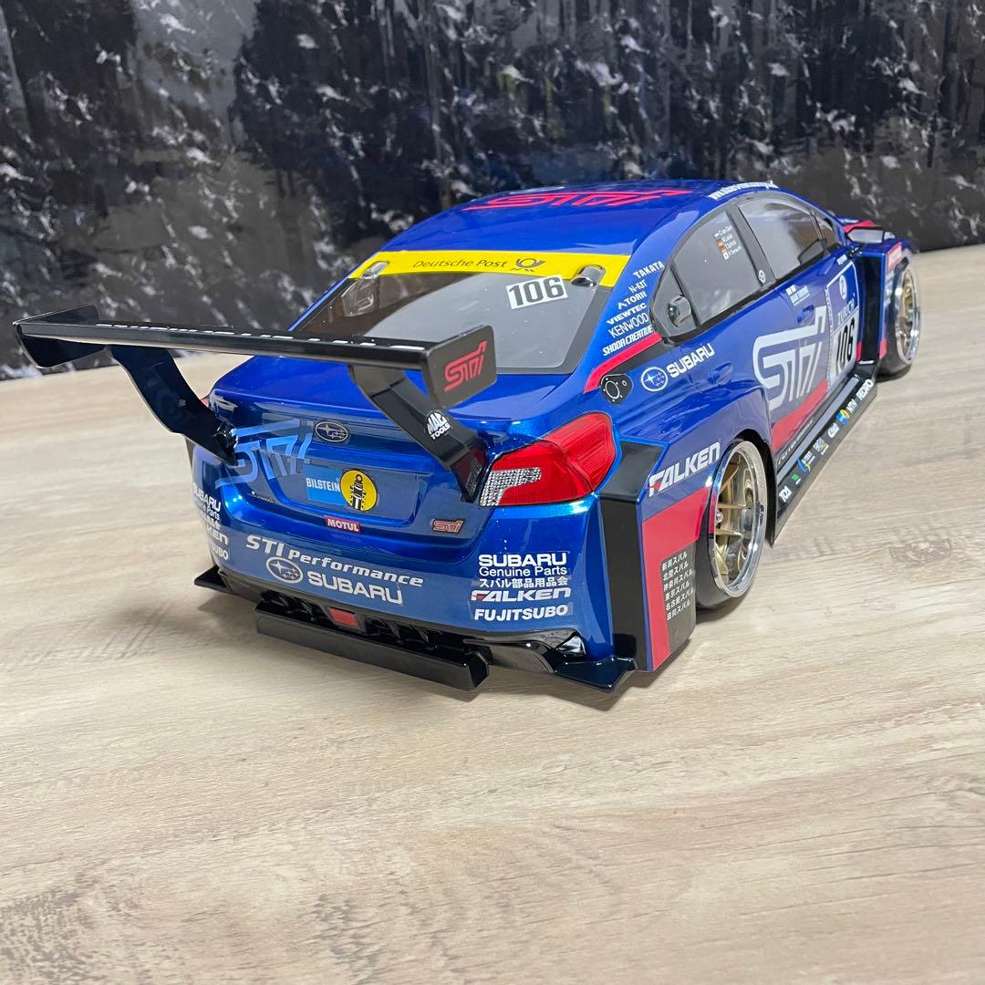 タミヤ スバル wrx 1/10 ラジコンボディー rc スペアボディ - メルカリ