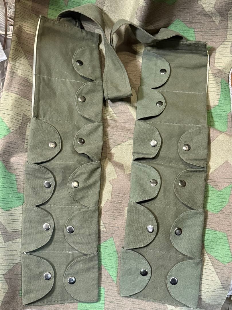 WWⅡ ドイツ軍 降下猟兵用 小銃弾 バンダリア(レプリカ）★緑の悪魔　降下猟兵