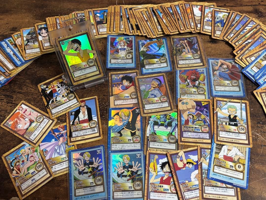 ワンピースカードダスハイパーバトル キラ12枚その他160枚 - メルカリ