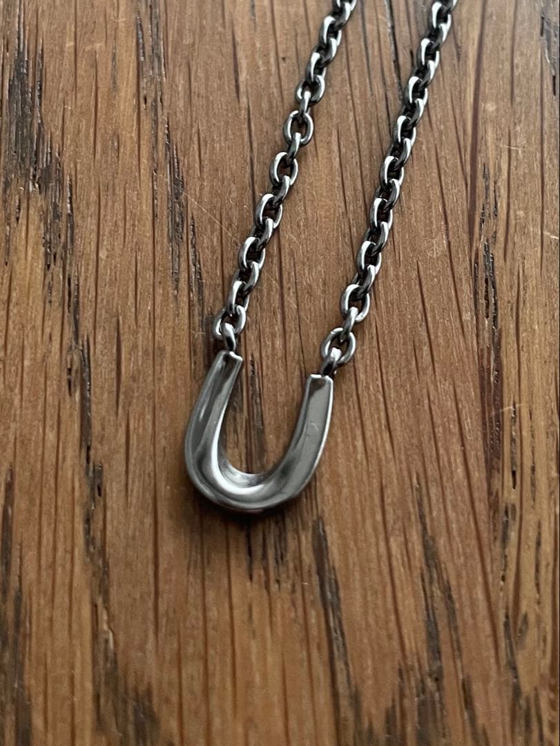 ete　ネックレス　ホースシュー　シルバー925 ブラック　黒 2026年最新】ete ホースシュー ブラックの人気アイテム - メルカリ