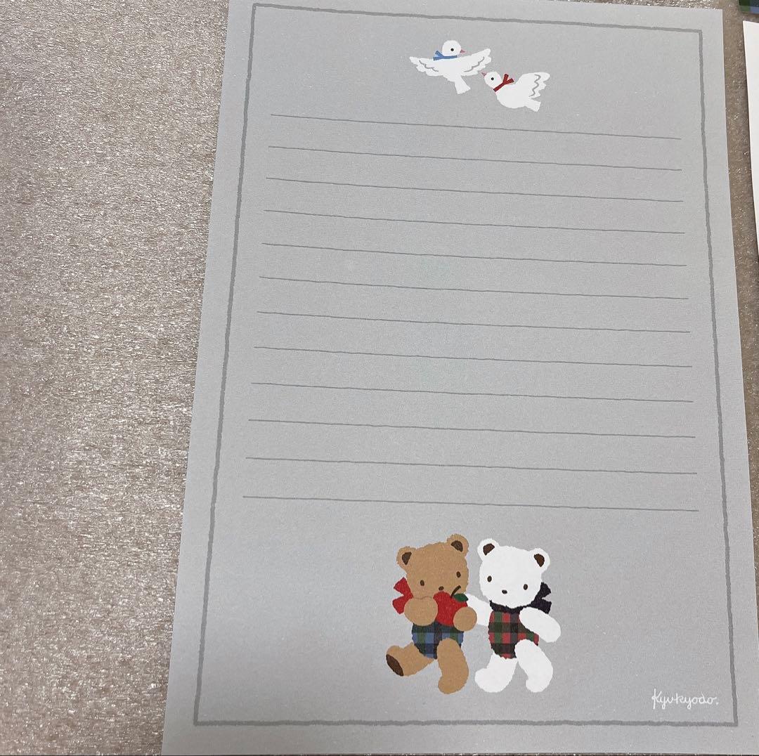 ファミリア 鳩居堂 コラボ レターバイキング 新品 便せん 同梱400円