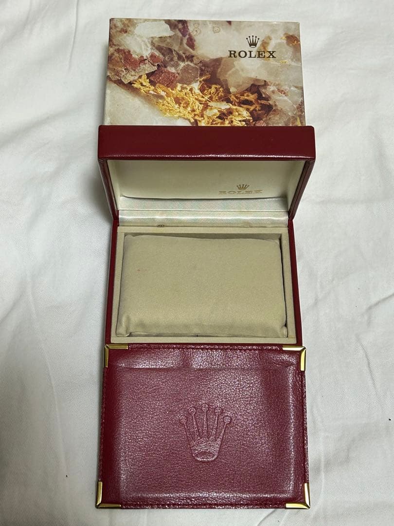 ROLEX赤箱 書類入れ ケース ロレックス 時計ケースウォッチケース内箱レッド