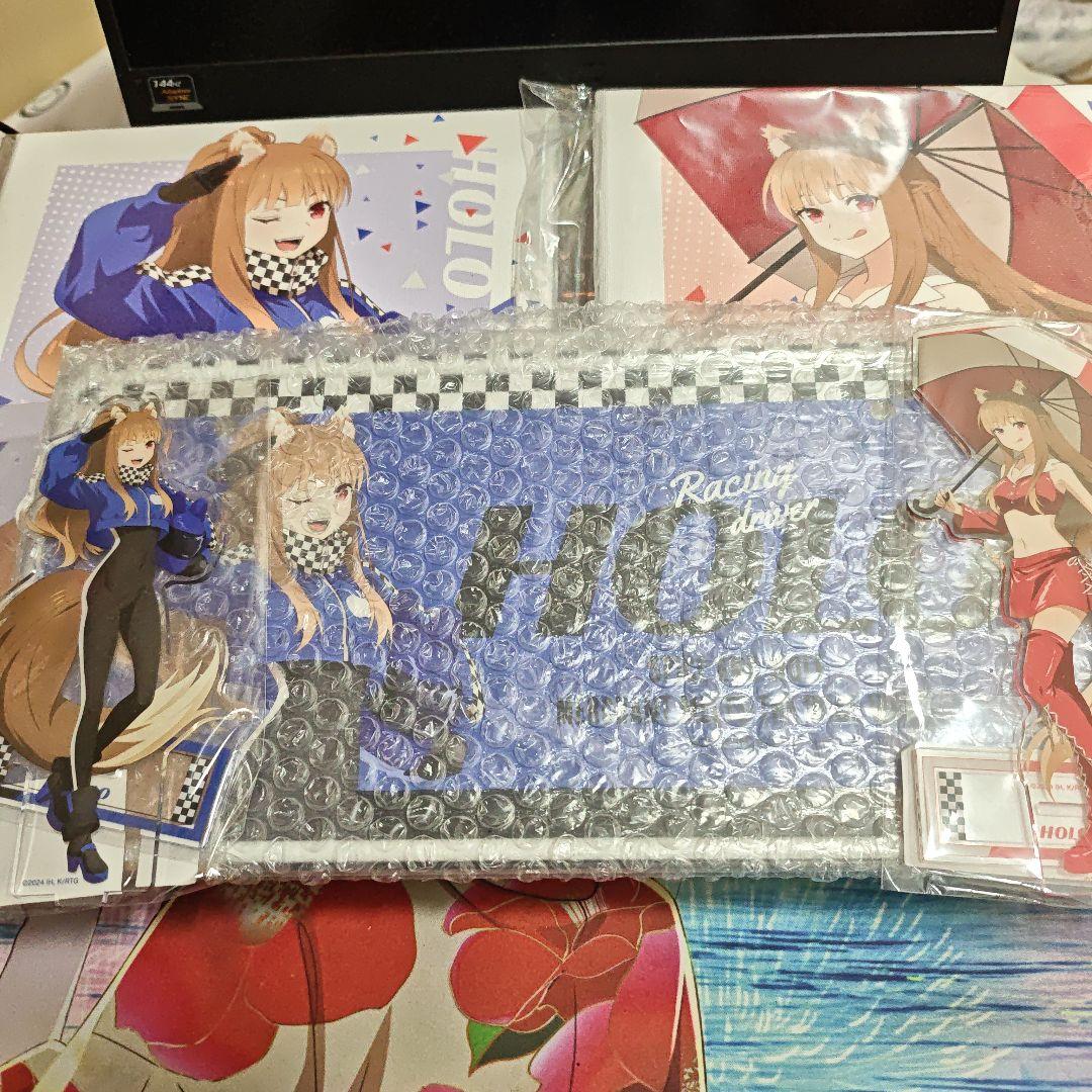 狼と香辛料　ホロ レースクイーン　くじ　A賞ナンバープレート風アルミプレート等